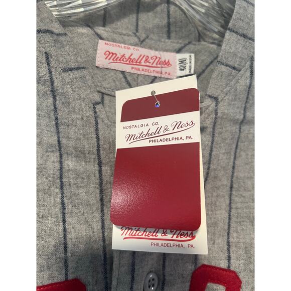 NWT Mitchell & Ness 1918 Babe Ruth Boston Red Sox Jersey 3/4 Sleeve Sz 40 Medium - Picture 5 of 6